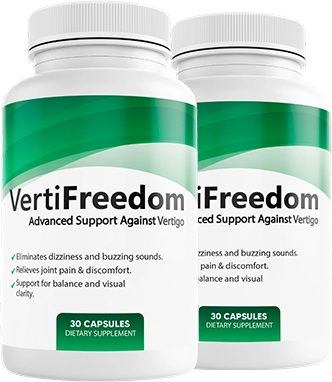 VertiFreedom supplement bottle for back and joint support
